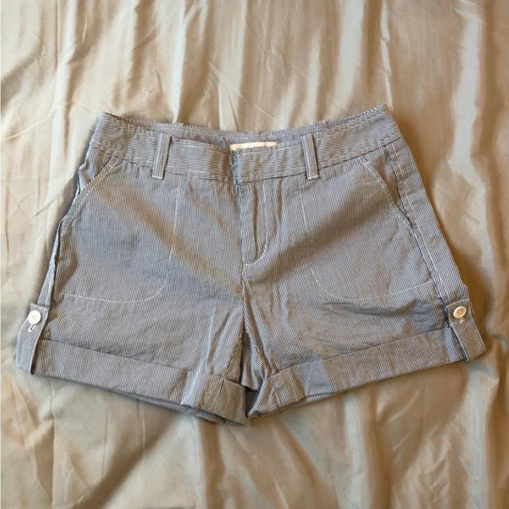 Banana Republic Blue Striped Women's Shorts